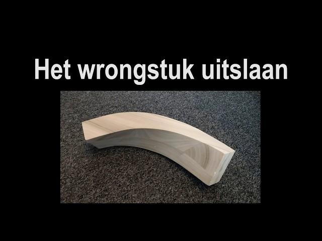 Kuip-  en wrongstuk uitslaan