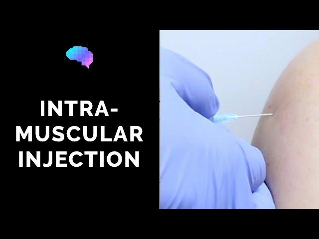 Intramuscular (IM) injection - OSCE Guide | UKMLA | CPSA | PLAB 2