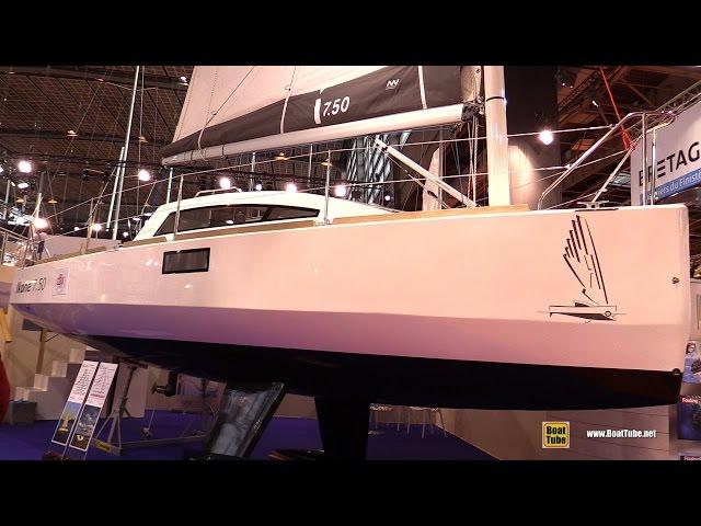 2016 Ikone 7.5 Sailing Yacht - Walkaround - 2015 Salon Nautique de Paris