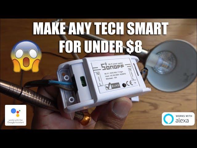 Sonoff Basic Smart WiFi Switch Unboxing and Setup