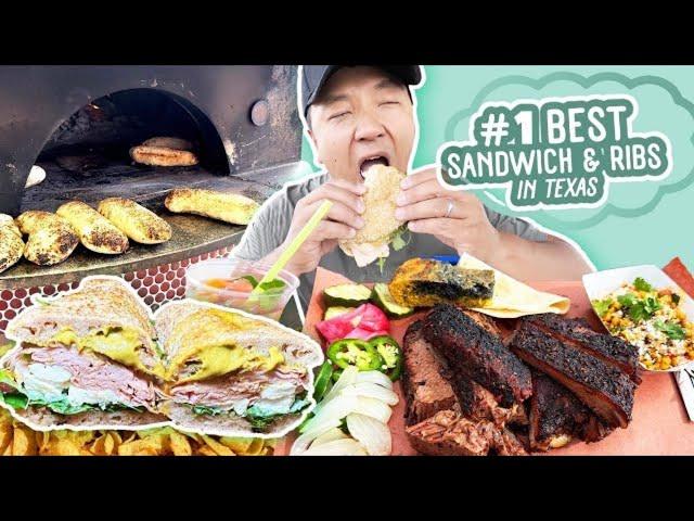 I Drove 4 HOURS for this LEGENDARY SANDWICH & BBQ in a TINY Texas Town | Foods to Eat Before You Die