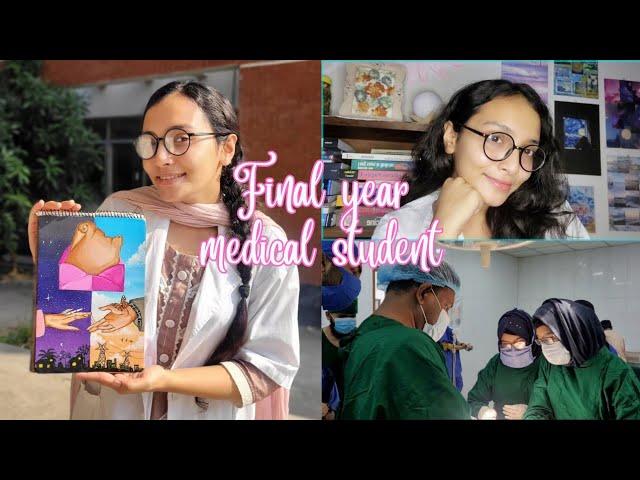 Life in final year of medical college‼️| 5th year medical student vlog