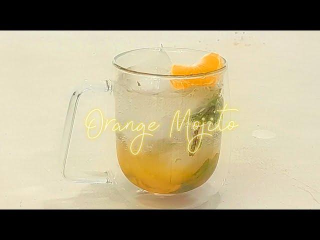  Orange mojito  #orange #2024 #drink #tiktok #asmr #easy #mojito #homecafe