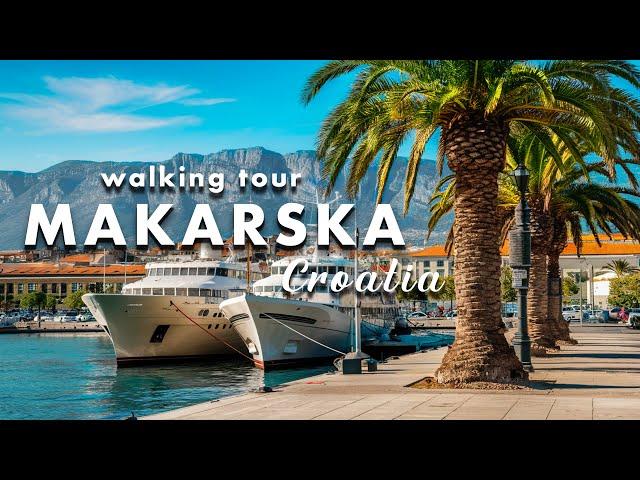  MAKARSKA [4K]️ CHORWACJA ️ THE BEAUTIFUL TOWN OF MAKARSKA ️ CROATIA ️ WALKING TOUR 4K