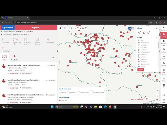 How to Download Disaster Event Data from Nepal’s BIPAD Portal (Step-by-Step Guide)