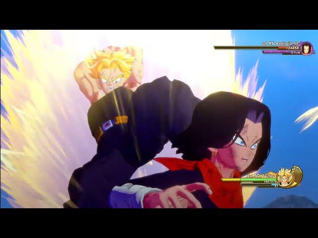 Trunks Kills Android 18 & 17 - Dragon Ball Z: Kakarot DLC Trunks The Warrior Of Hope