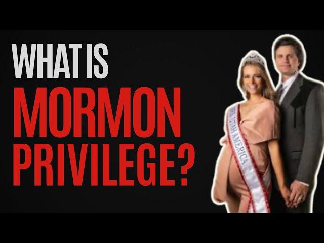 Mormon privilege is SO real!