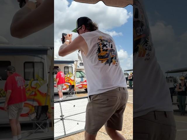 Mr. The Biff still holding it down! #cleetusmcfarland #funny #nascar #shorts
