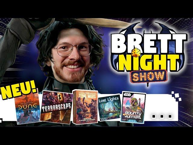 NEU! BrettNight Show Folge 1 | Dune: Krieg um Arrakis, Terrorscape & viele Spiel mehr