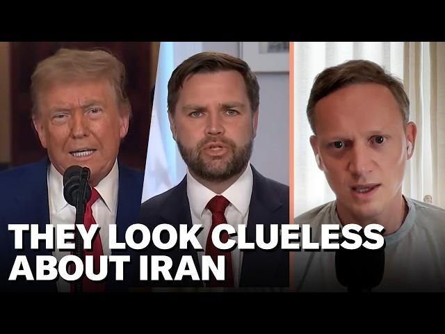 JD Vance and Trump's Team STRUGGLE On Iran Bombing Questions