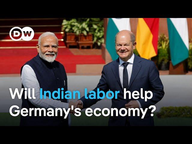 Germany to triple visas to skilled Indian workers in order to boost economy | DW News