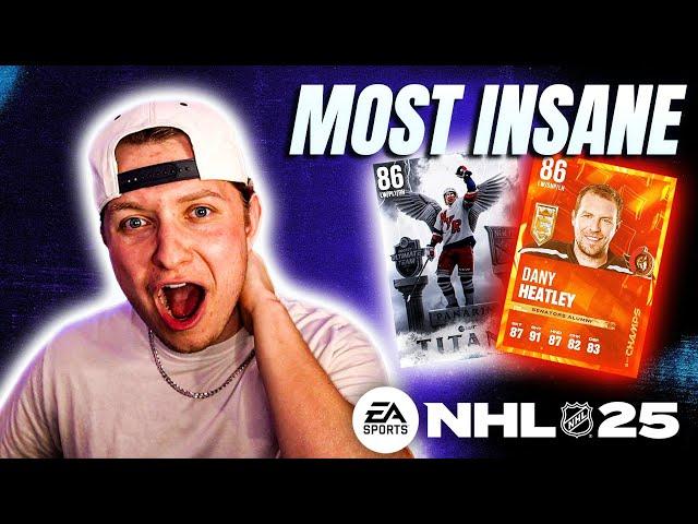 THE MOST INSANE HUT CHAMPS RUN IN NHL 25 UNTIL...