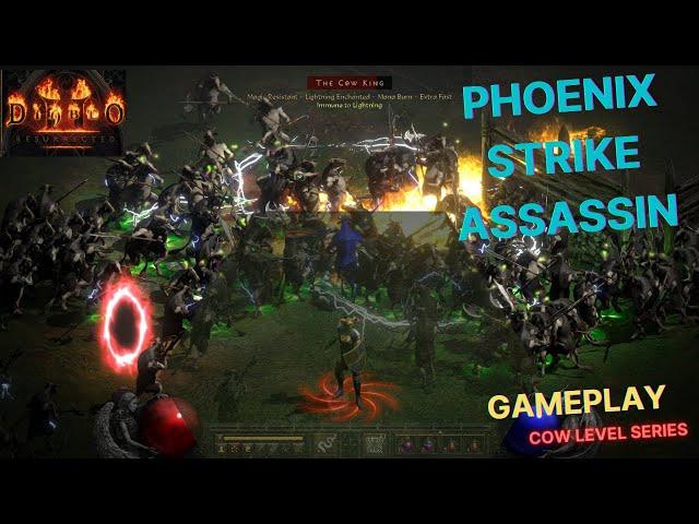 DIABLO 2 RESURRECTED PHOENIX STRIKE ASSASSIN GAMEPLAY