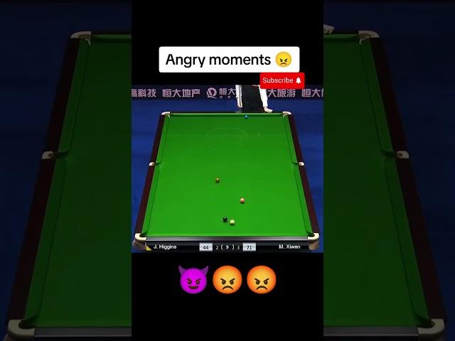 Angry moments  #snooker #snookerstars #8ballpool #billiardsgame #pool #snookerstar #animemusic