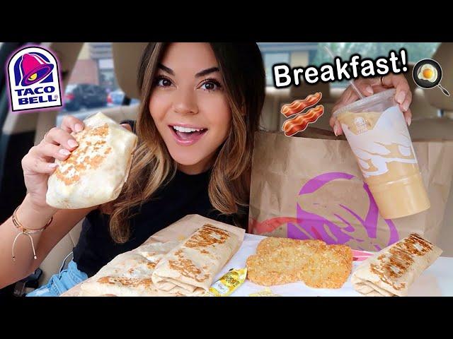 My First Time Trying Taco Bell's Breakfast!!