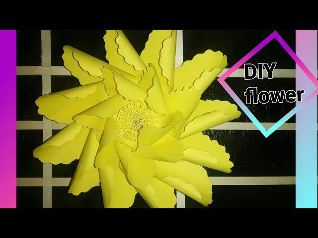 paper flower making easy