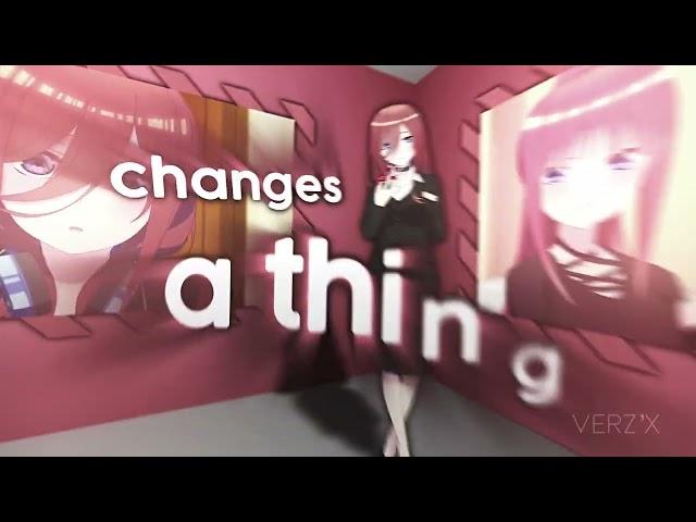 Gotoubun No Hanayome Amv Typography Amazing After Effects Edit