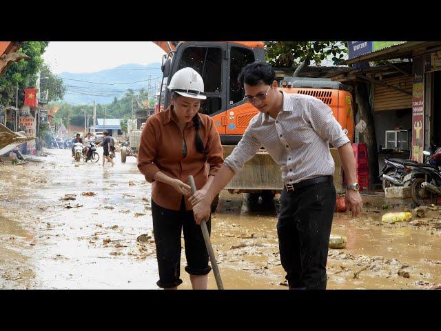 Kind-hearted engineer and single mother help people overcome the consequences of Typhoon Yagi