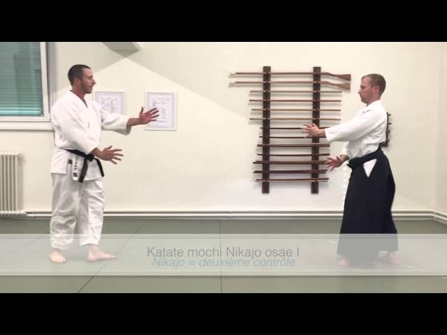 Katate Mochi Nikajo Osae I (1) - Yoshinkan Aikido - Dolivo Juku