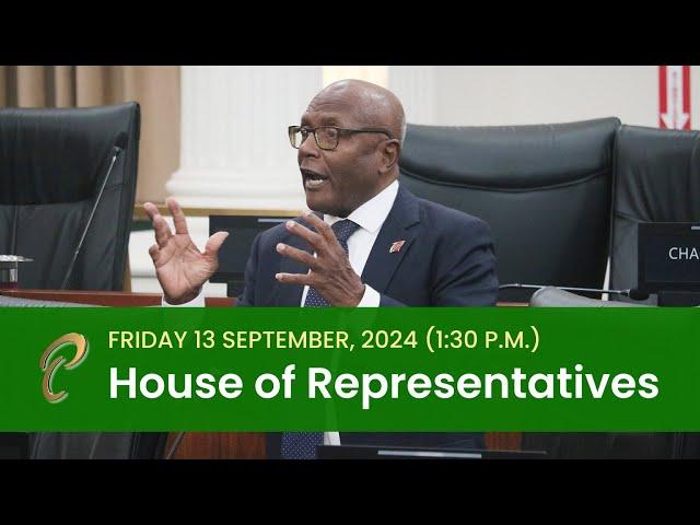 1st Sitting of the House of Representatives - 5th Session - September 13, 2024