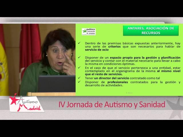 IV JORNADA AUTISMO Y SANIDAD - 19/6/2013 - MESA REDONDA - ASOCIACION ANTARES
