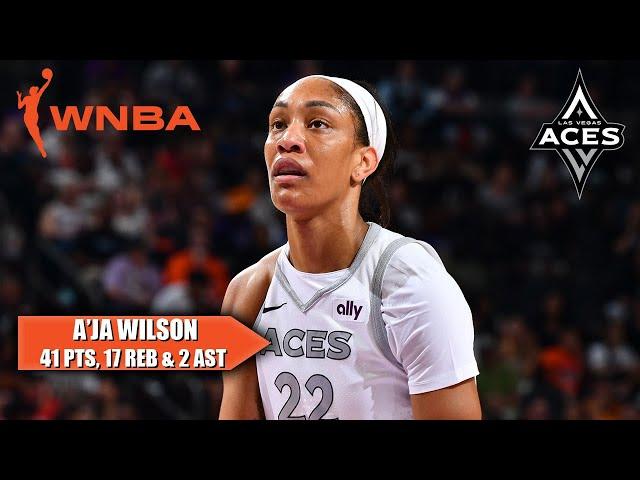 HIGHLIGHTS from A’ja Wilson’s 41-PT DOUBLE-DOUBLE vs. the Mercury  | WNBA on ESPN