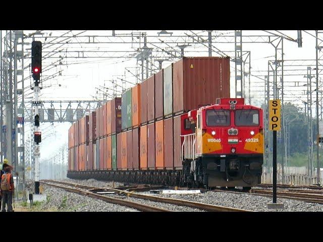 A Special Video For WDG-4G Lover's with Double Stack Container Train