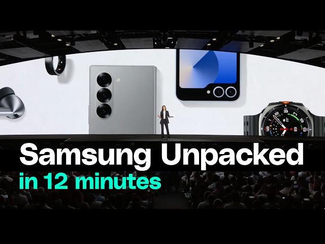 All of Samsung Unpacked 2024 in 12 minutes