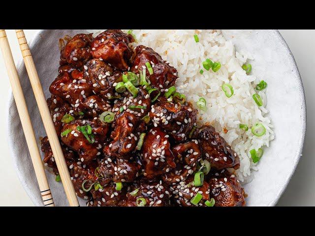 Vegan Orange 'Chicken' #Shorts | SO VEGAN