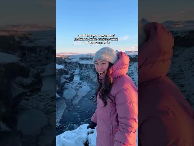 What to pack for Winter in Iceland #iceland #icelandtrip #icelandtravel #icelandwinter