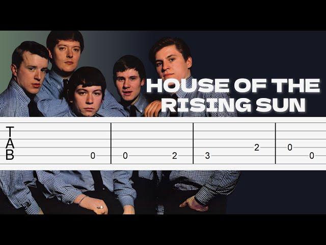 House Of The Rising Sun – Easy Tutorial | Guitar Tab