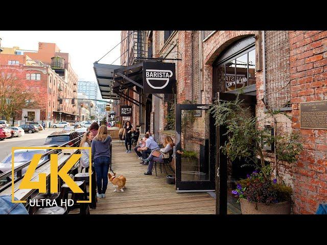 4K Virtual Walking Tour through Portland Downtown, Oregon State - City Walks