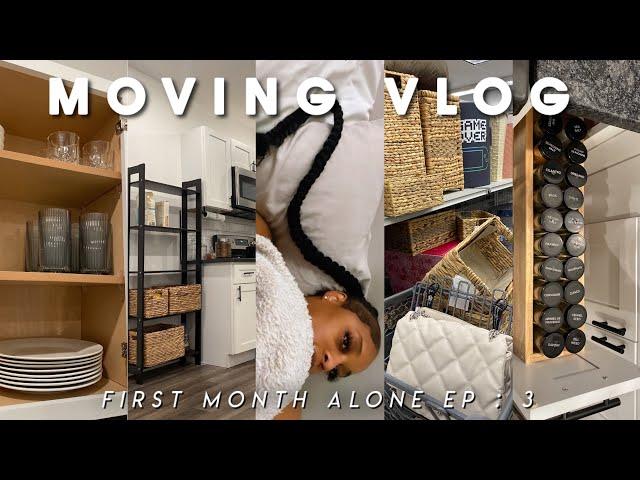  MOVING VLOG EP. 3 | KITCHEN MAKEOVER , DIY PANTRY, HOME SHOPPING, SELF CARE DAYS, HAULS, & MORE