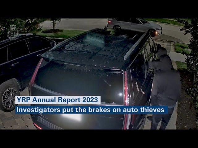 York Regional Police Investigators put the Brakes on Auto Thieves in 2023