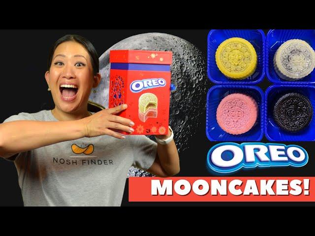 Snack Review Unboxing Limited Edition Oreo Mooncakes Mid Autumn Festival  NoshFinder 