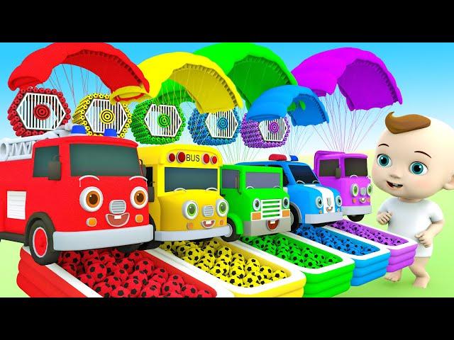 Wheels On The Bus | Baby Shark | KiddoTunes Nursery Rhymes & Kids Songs