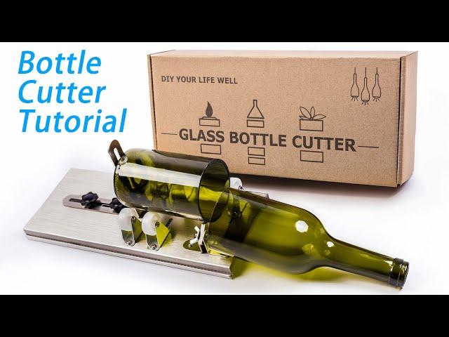 Glass Bottle Cutter Instructions-How To Cut Glass Bottle With This Tool/Glass bottle cutting machine