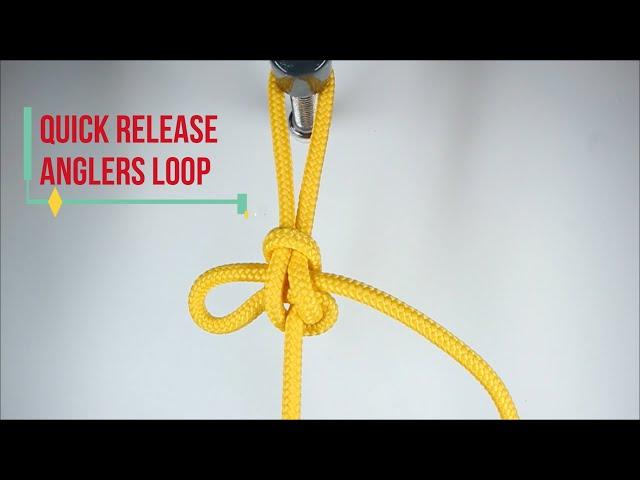 How To Tie A Quick Release Anglers Loop