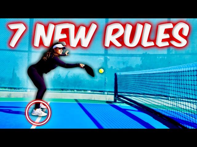 New Pickleball Rules for 2025 (MUST KNOW)