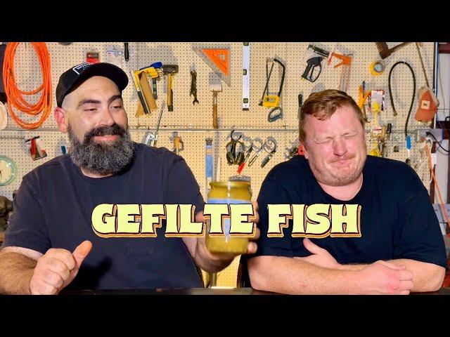 Trying Gefilte Fish!