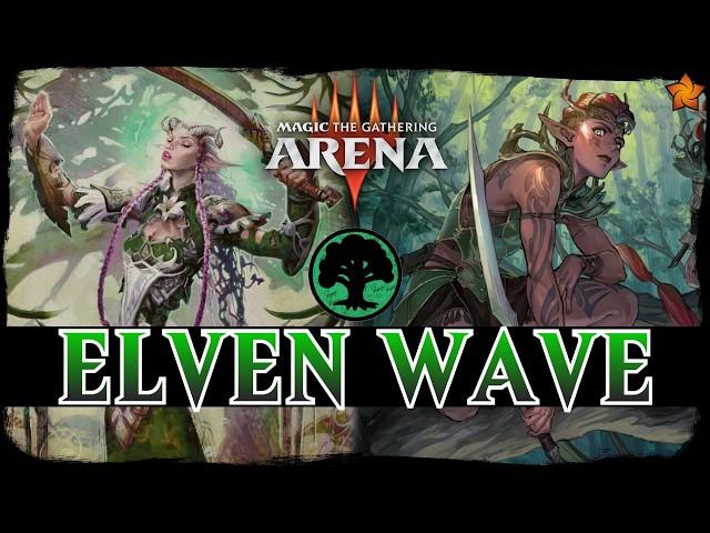 ELF GENESIS | MTG Arena - Mono Green Elves Ramp Stompy Combo FOUNDATIONS Standard Deck