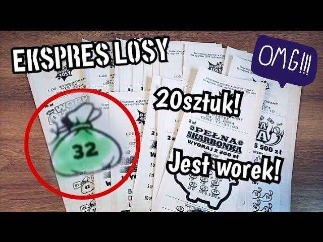 Ekspres Losy Lotto  20 losów!  Pechowce znowu górą! 