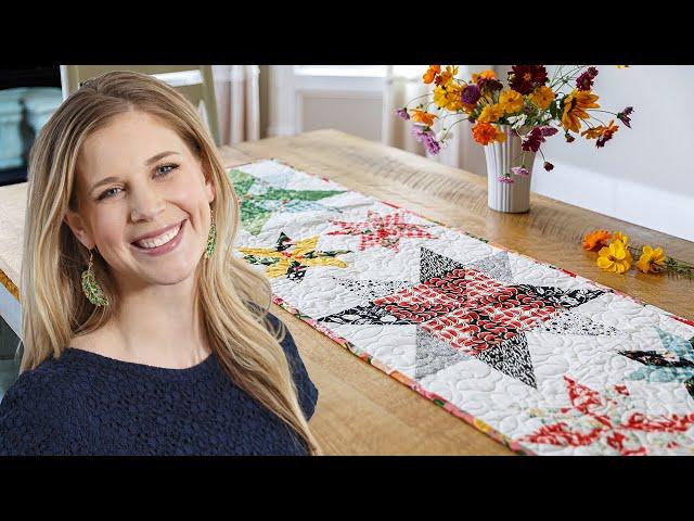 How to Make a Star Dancer Table Runner - Free Project Tutorial