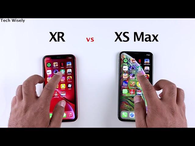 iPhone XR vs XS Max Speed Test 2021