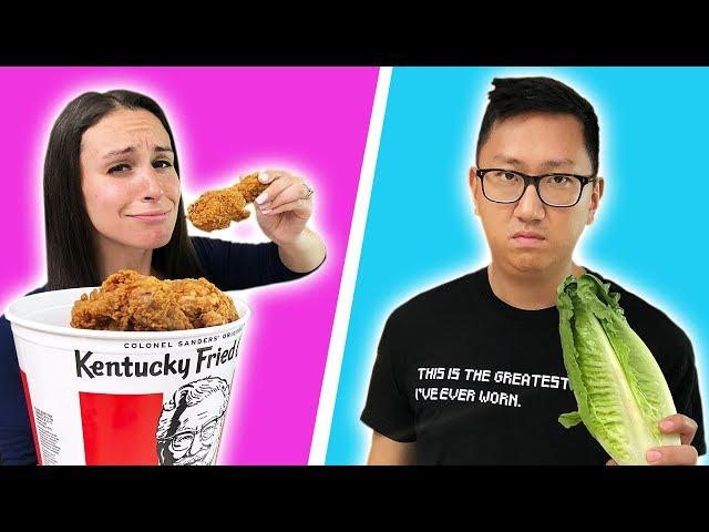 1,000 VS 10,000 CALORIES IN 1 DAY  *ROLES REVERSED*