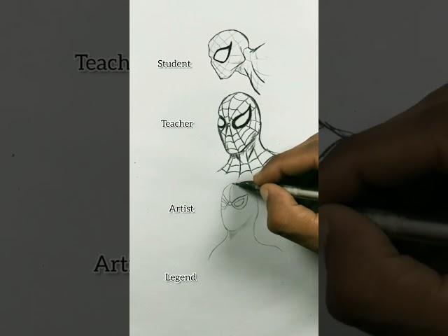 How to Draw Spiderman | #shorts #art #drawing #viral #tutorial #spiderman