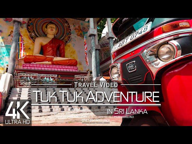 【4K】 Adventure of a Lifetime  DRIVING A TUK TUK IN SRI LANKA 2023  with TukTukCeylonRide.com 