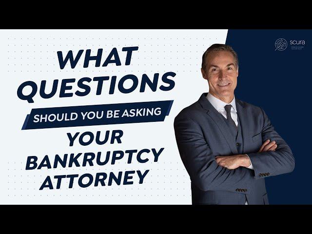 First Meeting With Bankruptcy Lawyer? Ask These Important Questions!