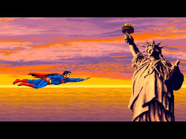 Superman: The Arcade Game All Bosses (No Damage With Ending) Arcade