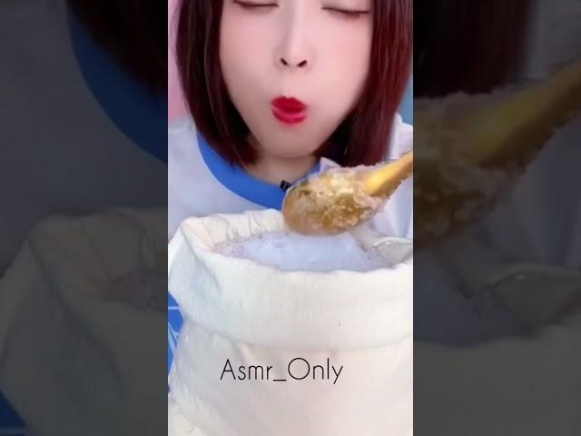 ••White Ice Eating Asmr••#shorts #icecrunching